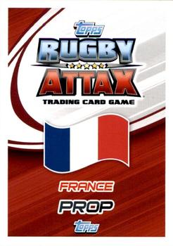 2015 Topps Rugby Attax #48 Uini Atonio Back